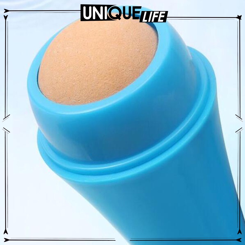 Face Oil Absorbing Roller Volcanic Stone Blemish Remover Face Oil Removing Rolling Stick Ball at-Home