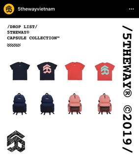 Balo 5theway xanh navy cond 95%