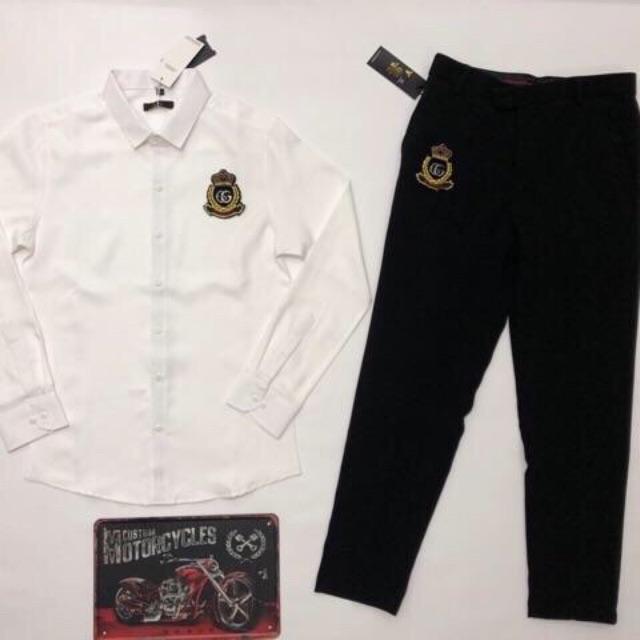 Quần Âu Đen Mác Họa Tiết Chất Liệu Chống Nhăn Tôn Dáng Tăng Chiều Cao Thể Hiện Phong Cách