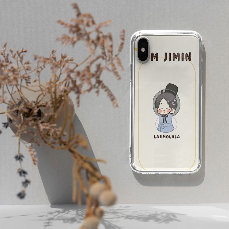 Ốp lưng BTS Jimin chibi cho iPhone 12ProMax iPhone 11 X XsMax Xr iPhone 7 8Plus  BLUBTS0736