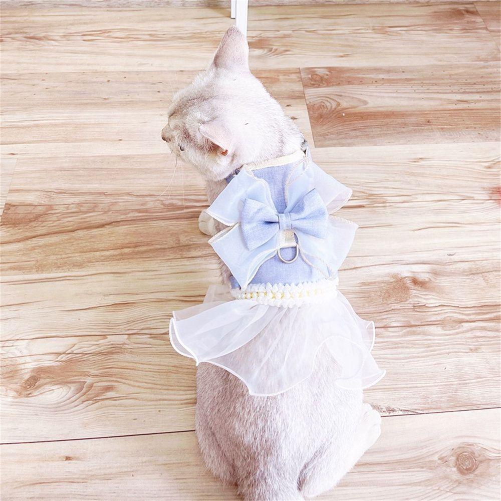 Đầm Không Tay Mềm Mại Có Thể Điều Chỉnh Cho Mèo Cưng