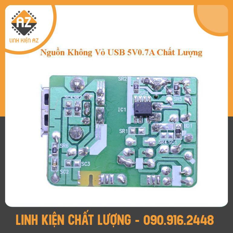 Nguồn Không Vỏ USB 5V0.7A