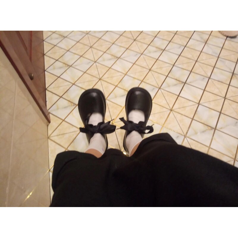 [Order] Giày lolita dây ruy băng thắt nơ (ảnh thật)