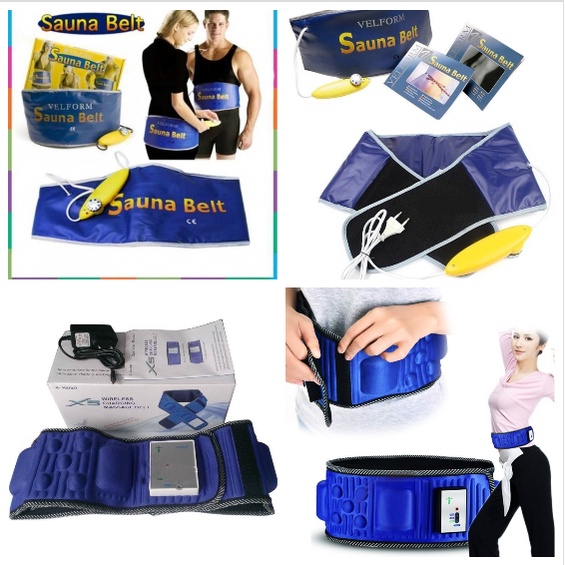 ĐAI MASSAGE X5 TÍCH HỢP PIN SẠC - ĐAI GIẢM BÉO SAUNA BELT