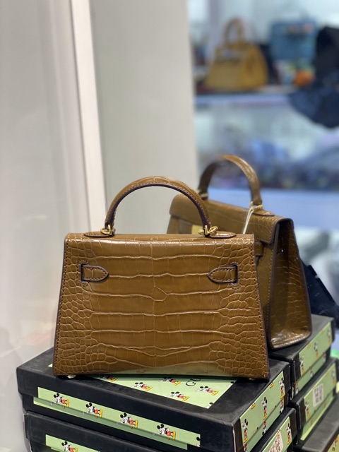 Túi xách HM kelly van rắn sz 20.5