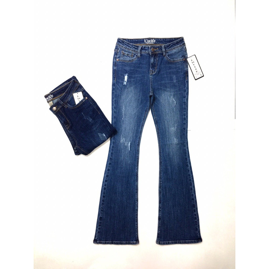 JEANS LOE L'OVIT'E NHẠT 26 27+ ĐẬM 26