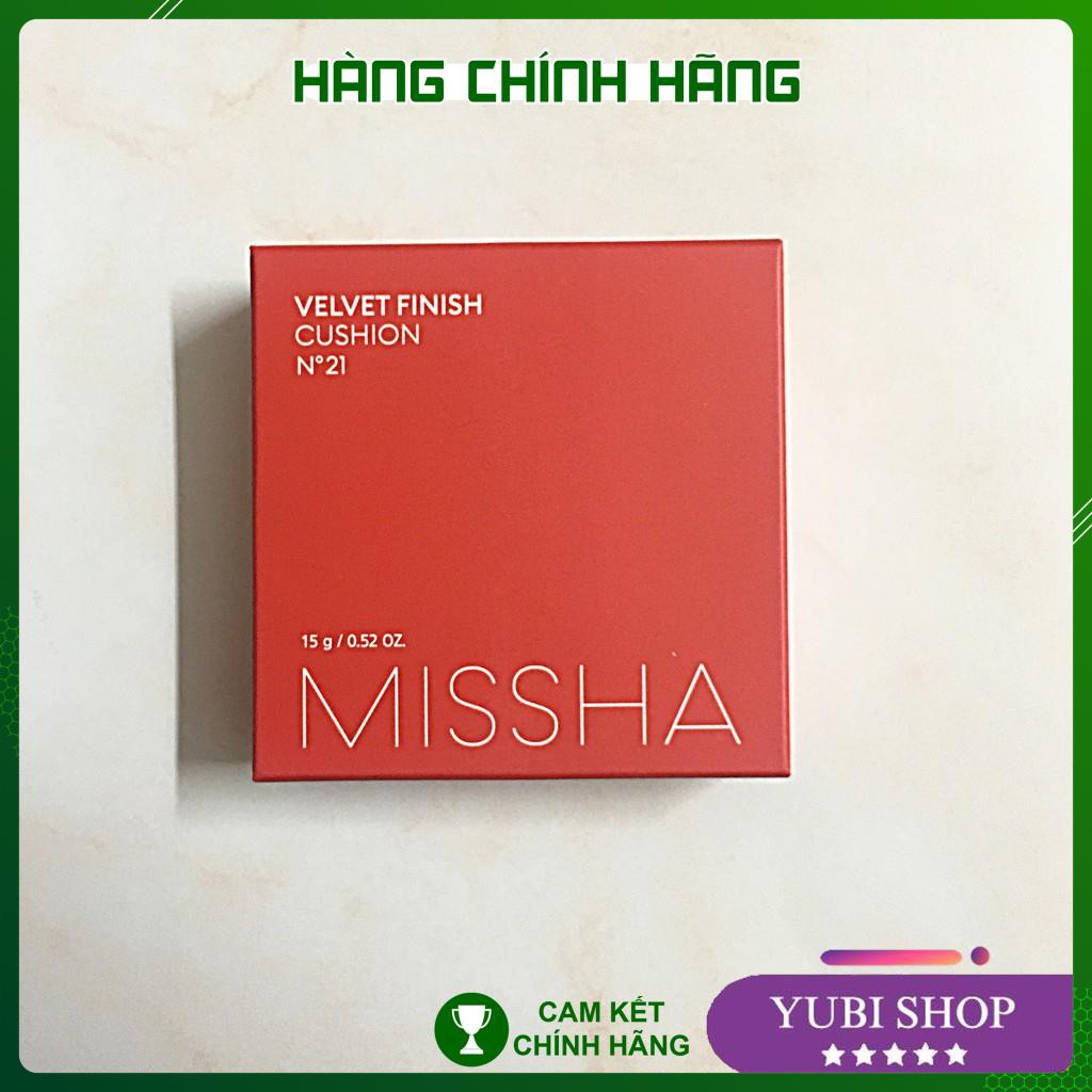 PHẤN NƯỚC HÀN QUỐC MISSHA VELVET FINISH CUSHION SPF50+ PA+++ MỎNG MỊN, CHE PHỦ TỐT, LÂU TRÔI | BigBuy360 - bigbuy360.vn