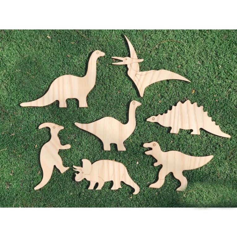 Set chưa tô màu chủ đề Khủng Long cho bé tha hồ sáng tạo