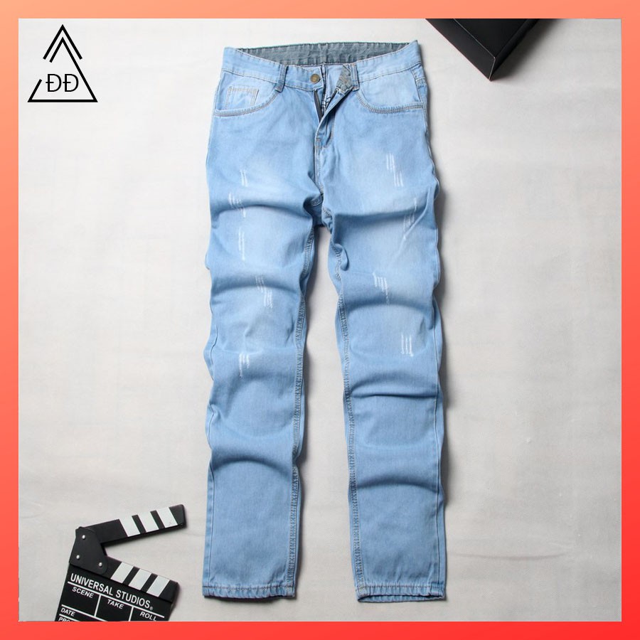 Quần jean nam xanh bạc [FREESHIP] D153 shop Địch Địch chuyên quần rin nam