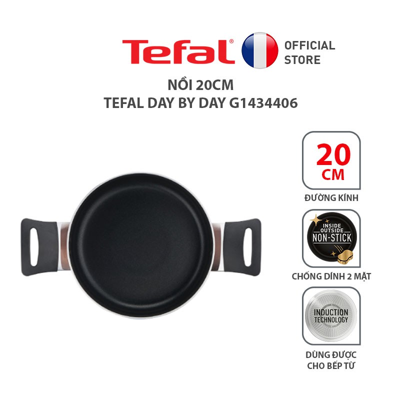 [Mã LIFEHL25 giảm 10% đơn 350K] Nồi Tefal Day By Day 20cm