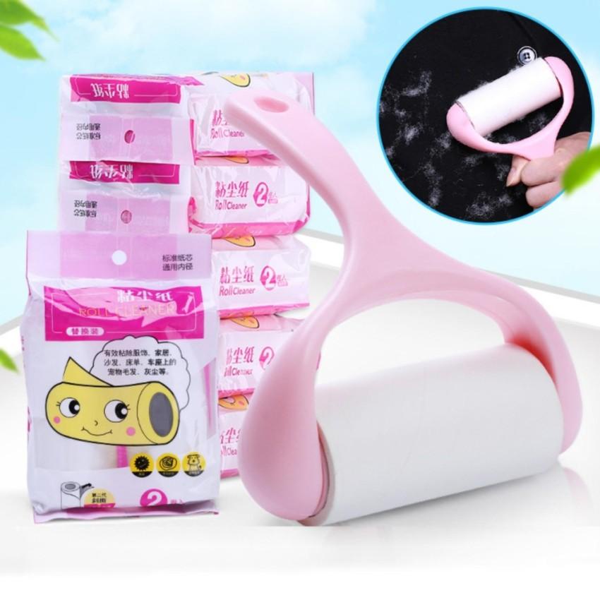 Cây lăn bụi quần áo, ga giường, sofa đa năng Tặng kèm 2 cuộn lau