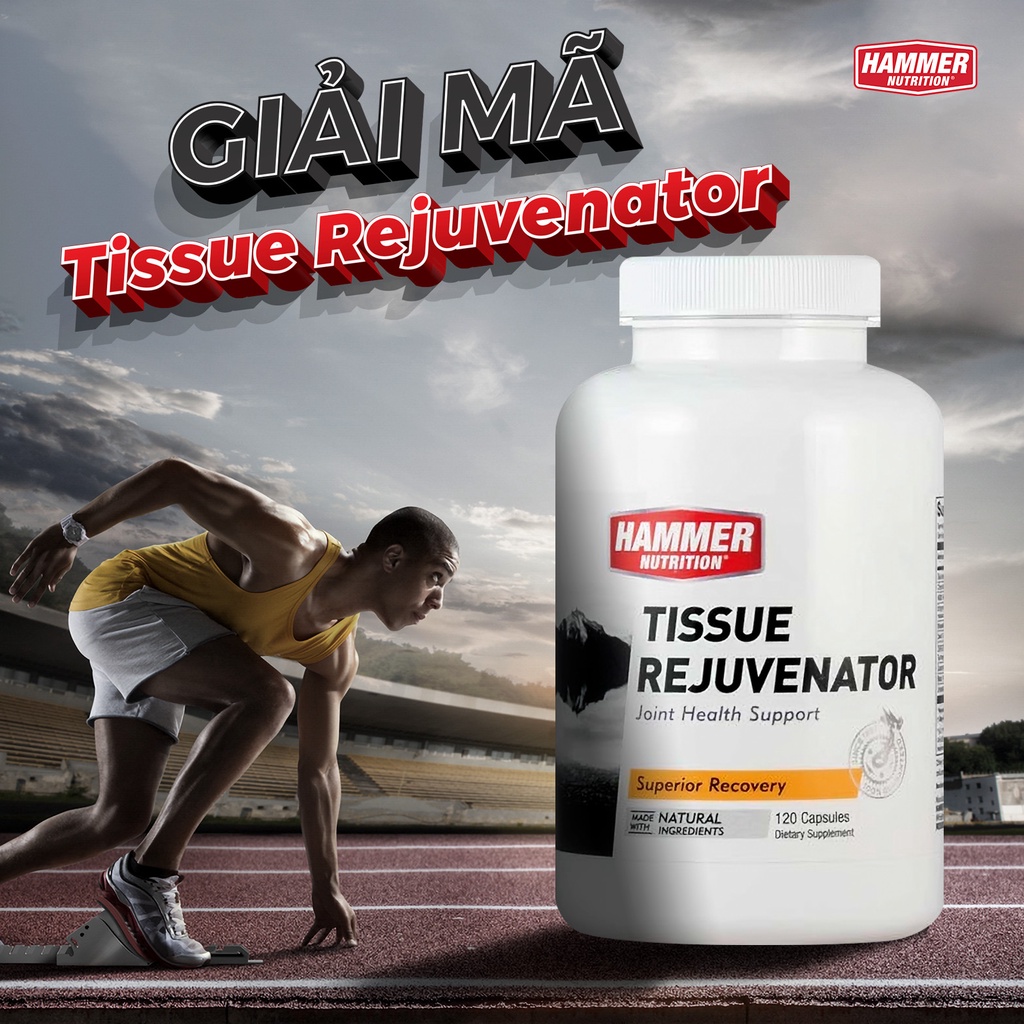 Viên phục hồi xương khớp Tissue Rejuvenator Hammer Nutrition giảm đau nhức xương bị tổn thương, chấn thương hiệu quả