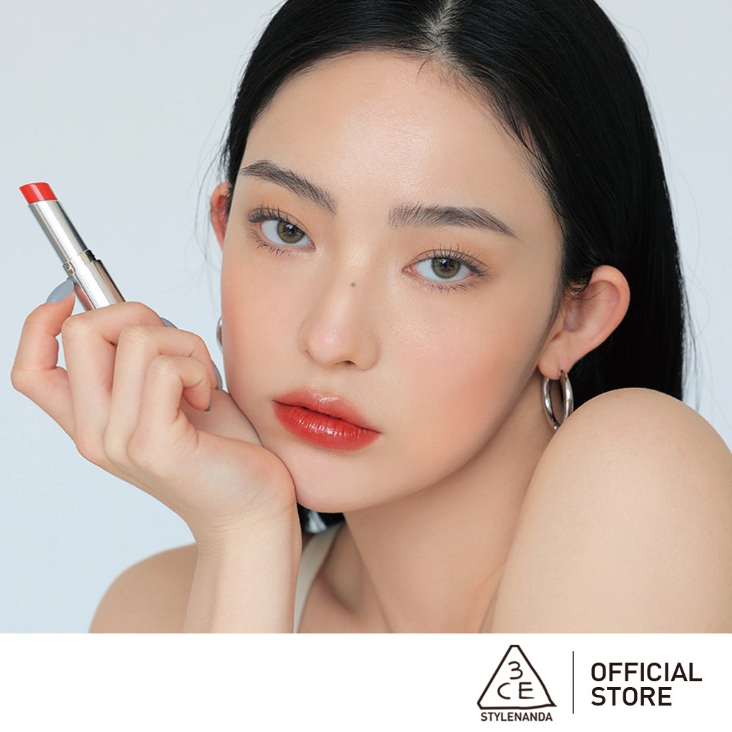 Son Bóng 3CE Cho Bờ Môi Căng Mọng Quyến Rũ 3CE Glow Lip Color 3g | Official Store Lip Make up Cosmetic