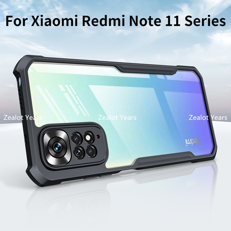 Ốp Điện Thoại Acrylic Chống Sốc Trong Suốt Cho Xiaomi Redmi Note 11 11s Pro 5G Note11