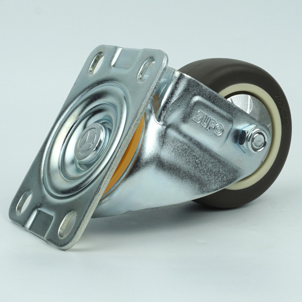 Bánh xe cao su mềm 75x32 cao su