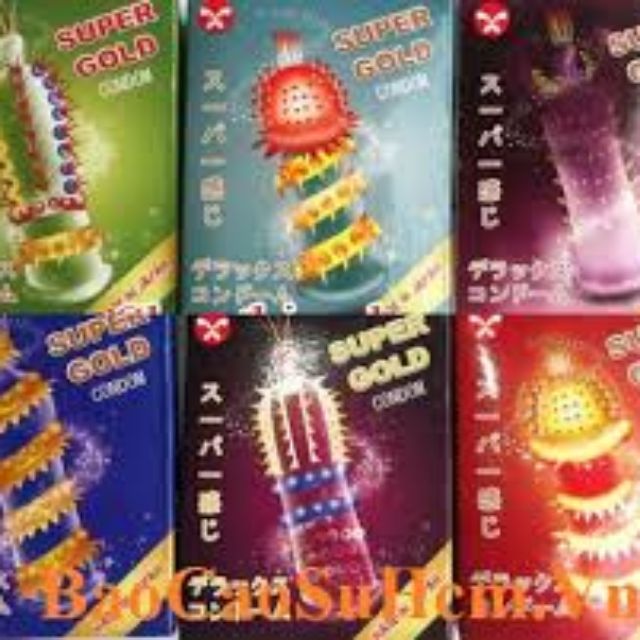 Bao cao su Super Gold hộp 2c