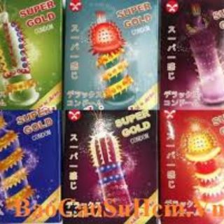 Bao cao su Super Gold hộp 2c