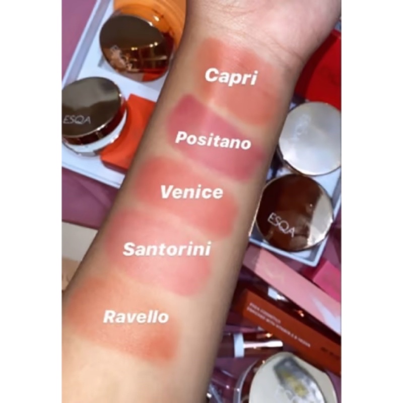 Phấn má hồng dạng cushion ESQA Radiant Cushion Blush