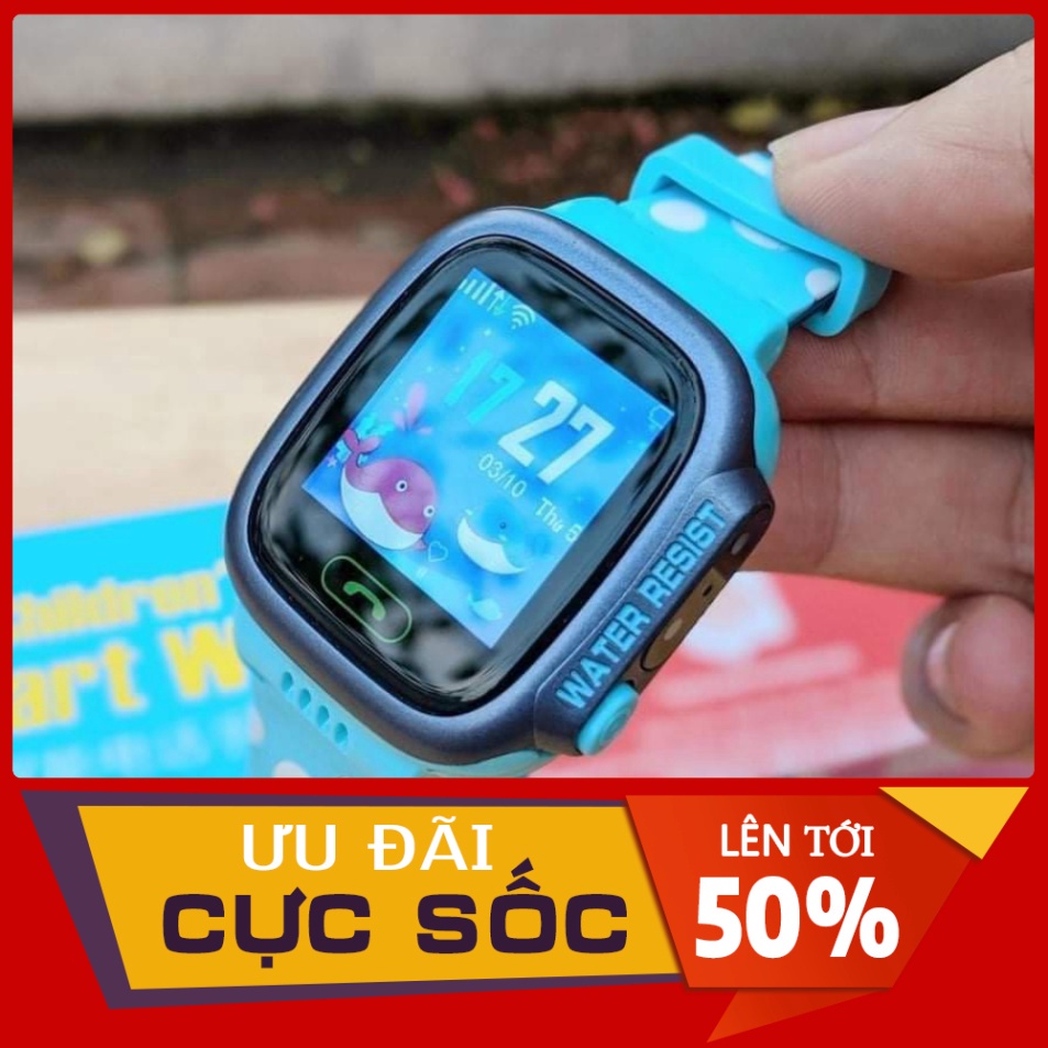 Đồng hồ định vị Y92 - Đồng hồ nghe gọi chính hãng - chống nước Wifi -Có Tiếng Việt