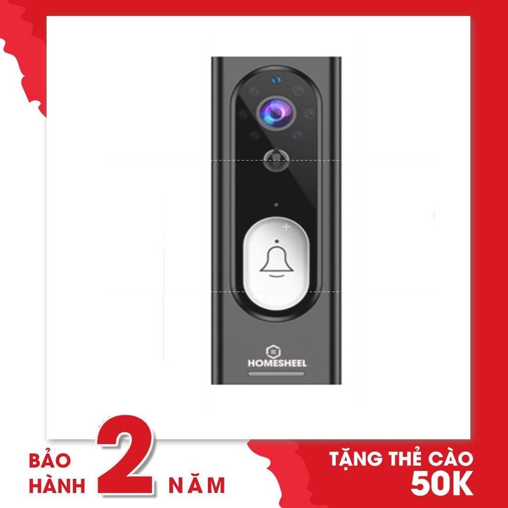 Chuông cửa Camera Smart Homesheel Doorbell M13 - Hàng chính hãng