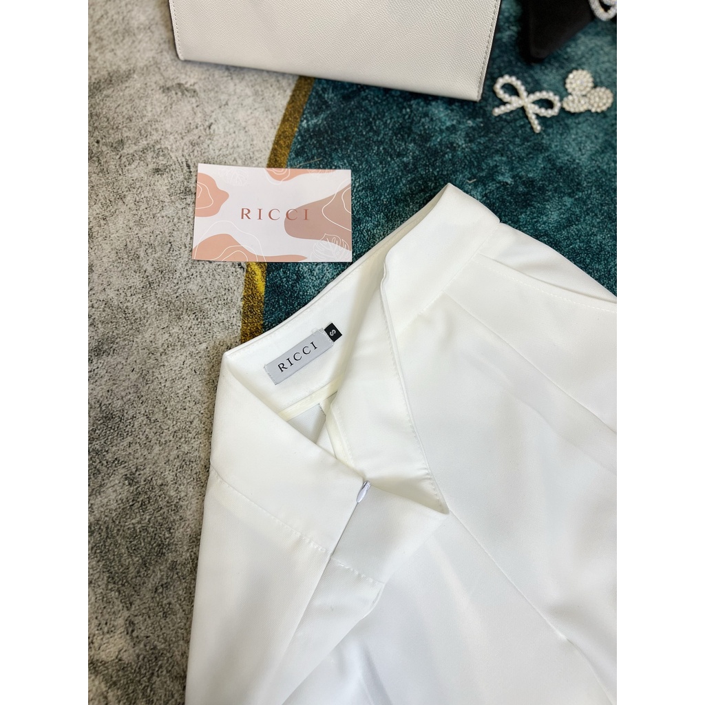 Quần Xuông V5 màu Trắng + Đen Ricci | Ricci Official