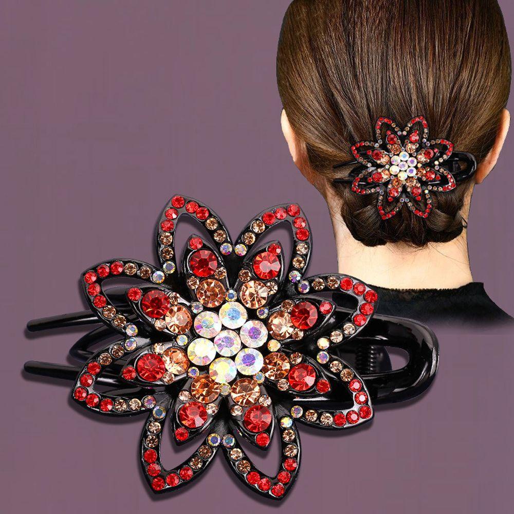 Kẹp Tóc Móng Vuốt Sau Lưng Thiết Kế Đơn Giản Cho Nữ 2life|Kẹp Tóc Mỏ Vịt Cho Phụ Nữ Trung Niên