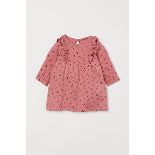 Váy cánh tiên dài tay hồng tim HM H&M _hàng chính hãng authentic