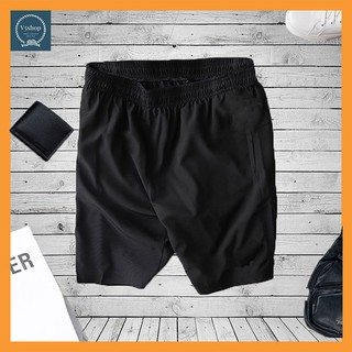 Quần đùi nam thể thao mặc nhà ống rộng vải gió dù thoải mái thoáng nhẹ QĐ2
