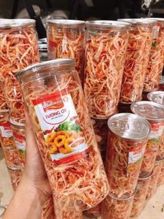 300g mực xé sợi hấp nước cốt dừa siêu ngon