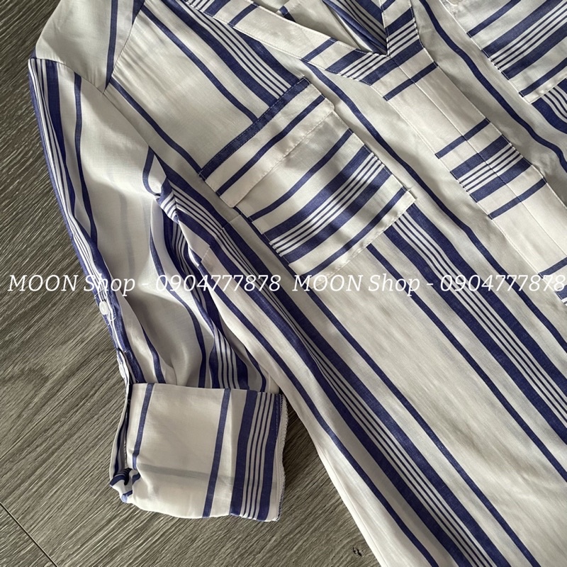 SH200322-Áo sơ mi kẻ xuất