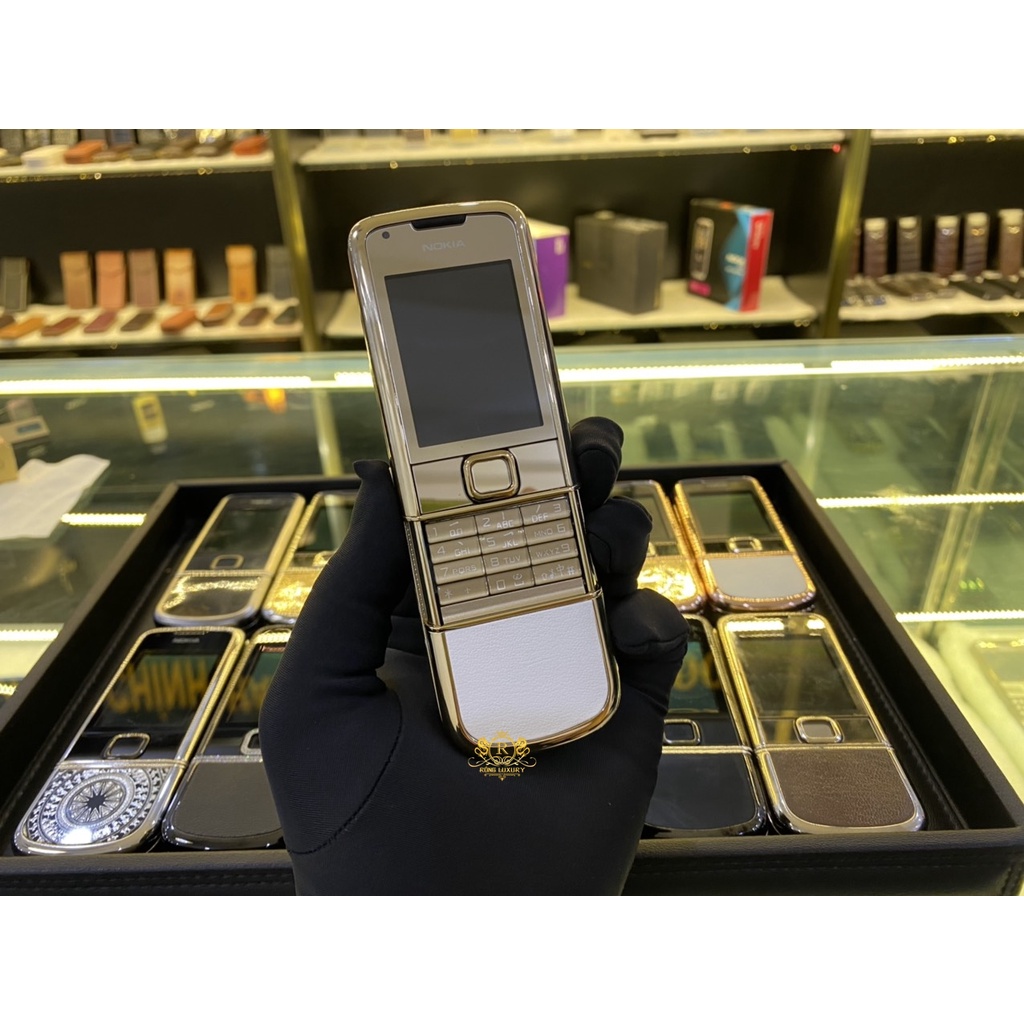 Nokia 8800 A Gold Da Trắng - Bản Rẻ - BH 12 Tháng