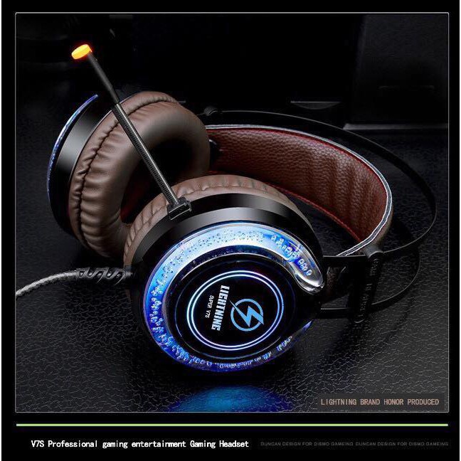 [HOT] Tai nghe Lightning V7S Led RGB - TVL
