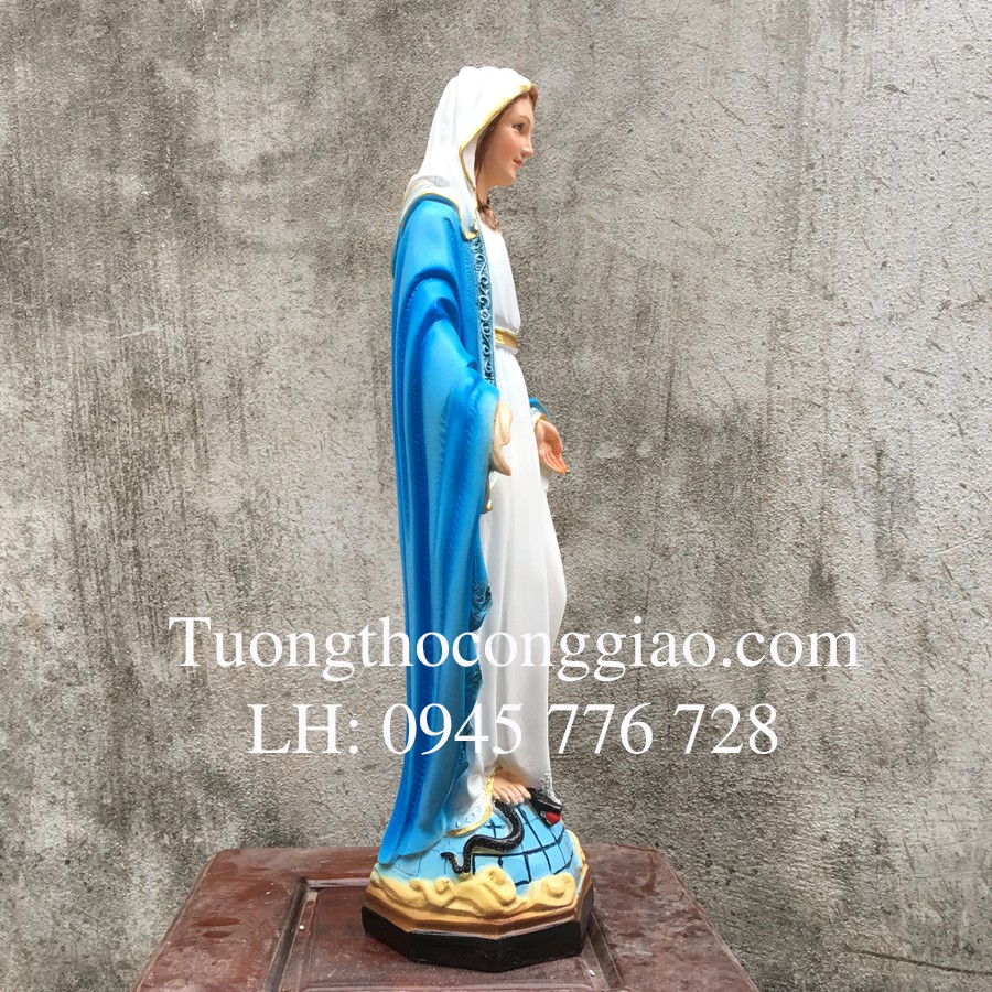 Tượng Đức Mẹ Ban Ơn 50cm