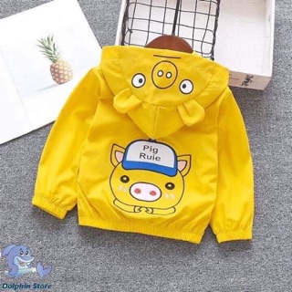 Áo khoác gió 2lớp cho bé