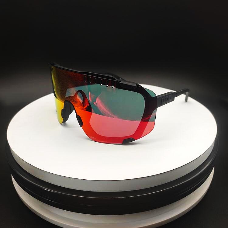 Kính xe đap POC Kính Râm Xe Đạp Kèm 4 Tròng Kính Phong Cách Thể Thao Độc Đáo