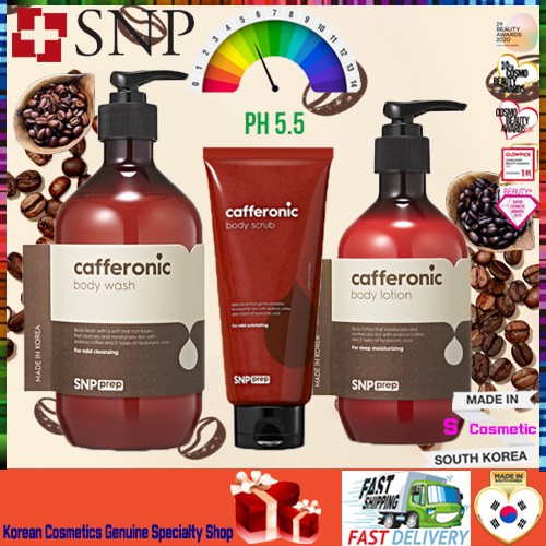 [SNP]2021 NEW💝THƯƠNG HIỆU HÀN QUỐC💝Caronic Body  Body Lotion Wash ScrubMỹ phẩm HÀN QUỐC Free gifts