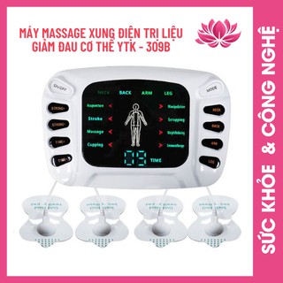Máy Mát Xa Xung Điện - Máy Massage Xung Điện Trị Liệu Giảm Đau Cơ Thể YTK - 309B, Giảm Đau Nhức, Thư Giãn, Giảm Mệt Mỏi