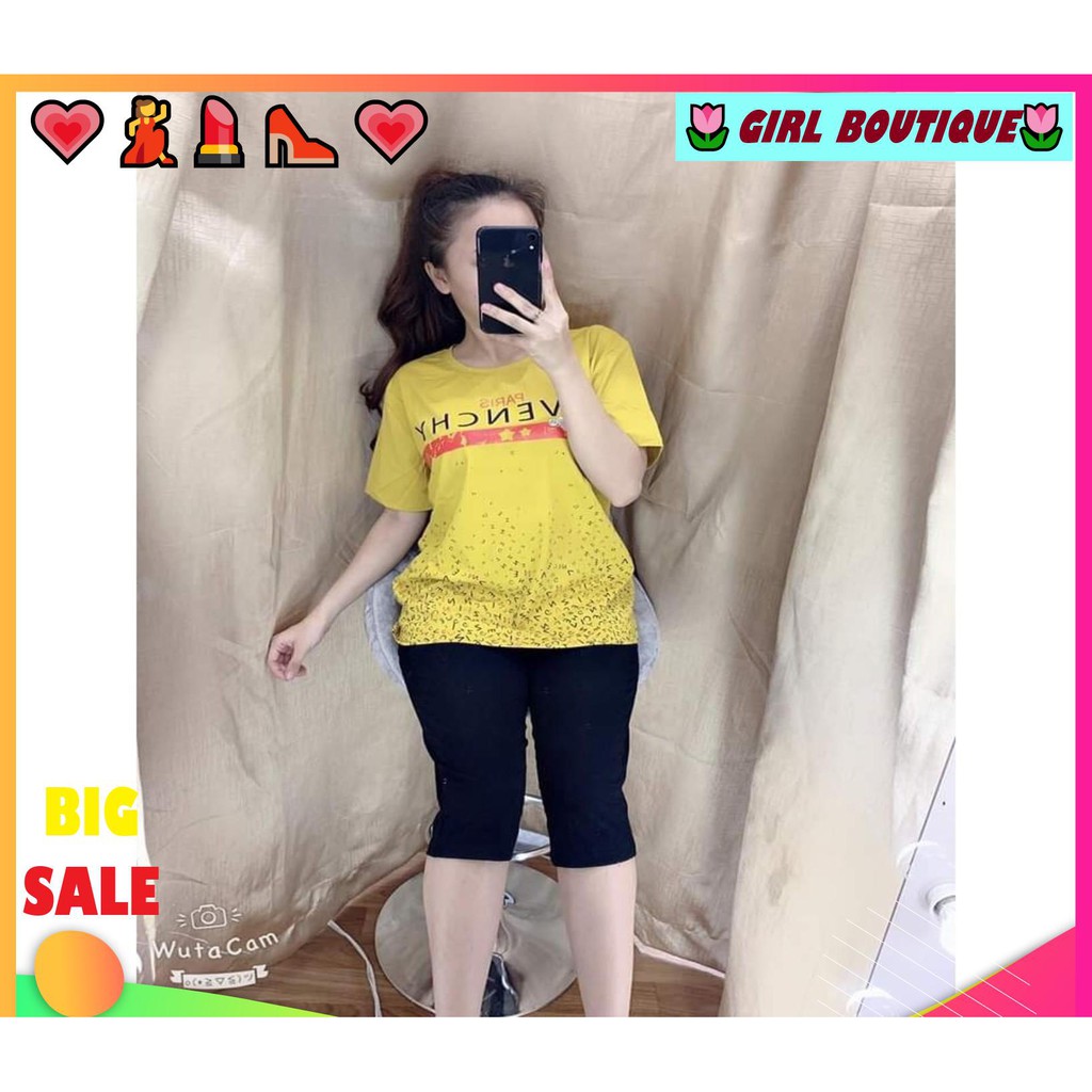 |ƯU ĐÃI 99K|  SET BỘ THUN THỜI TRANG NỮ 3 SIZE 45-65KG TÙY CHIỀU CAO