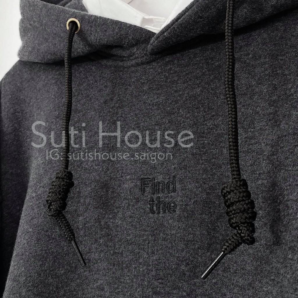 [ẢNH THẬT] Áo Hoodie FIND THE Unisex Nam Nữ 2 Màu Form Rộng Vải Mịn Đẹp Phong Cách Ulzzang Xinh Xắn - Suti House | BigBuy360 - bigbuy360.vn