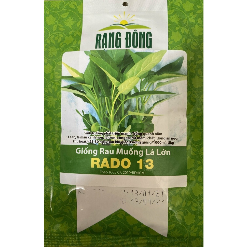 50Gr hạt giống rau muống lá lớn