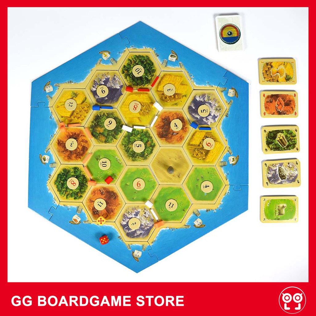 Catan - Xây dựng thành phố - bản tiếng anh cao cấp