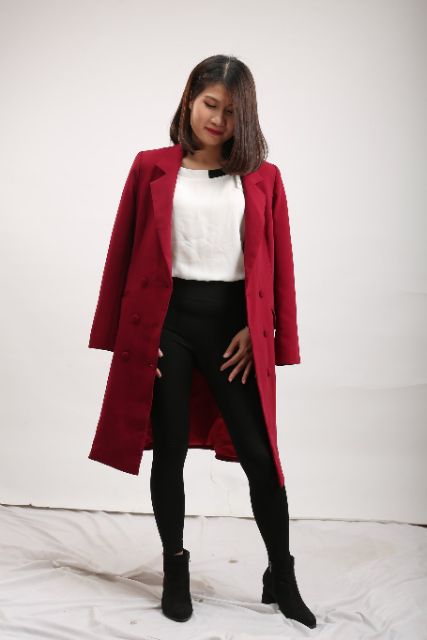 Áo mangto cổ 2 ve-đô -Charming Lys | BigBuy360 - bigbuy360.vn