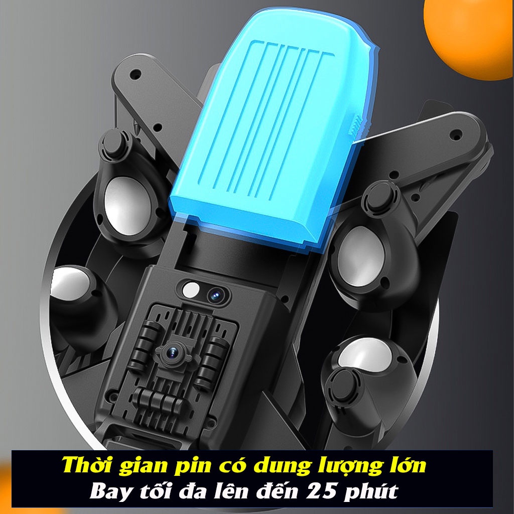 ⚡️𝙁𝙧𝙚𝙚 𝙎𝙝𝙞𝙥⚡️ Máy Bay Điều Khiển Từ Xa Flycam Mini Giá Rẻ Tốt Hơn Plycam P9,Ply cam Cảm Biến Tránh Vật Cản, Bay 25 Phút