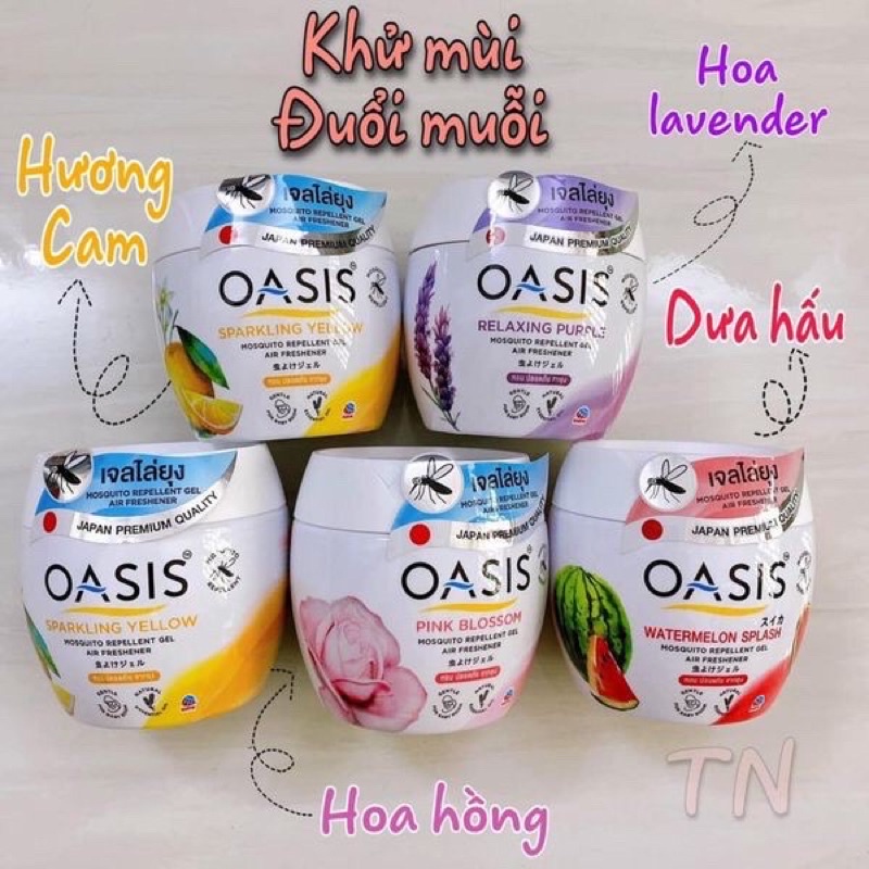 [Được Chọn Mùi] Sáp Thơm Đuổi Muỗi Oasis Thái 180g