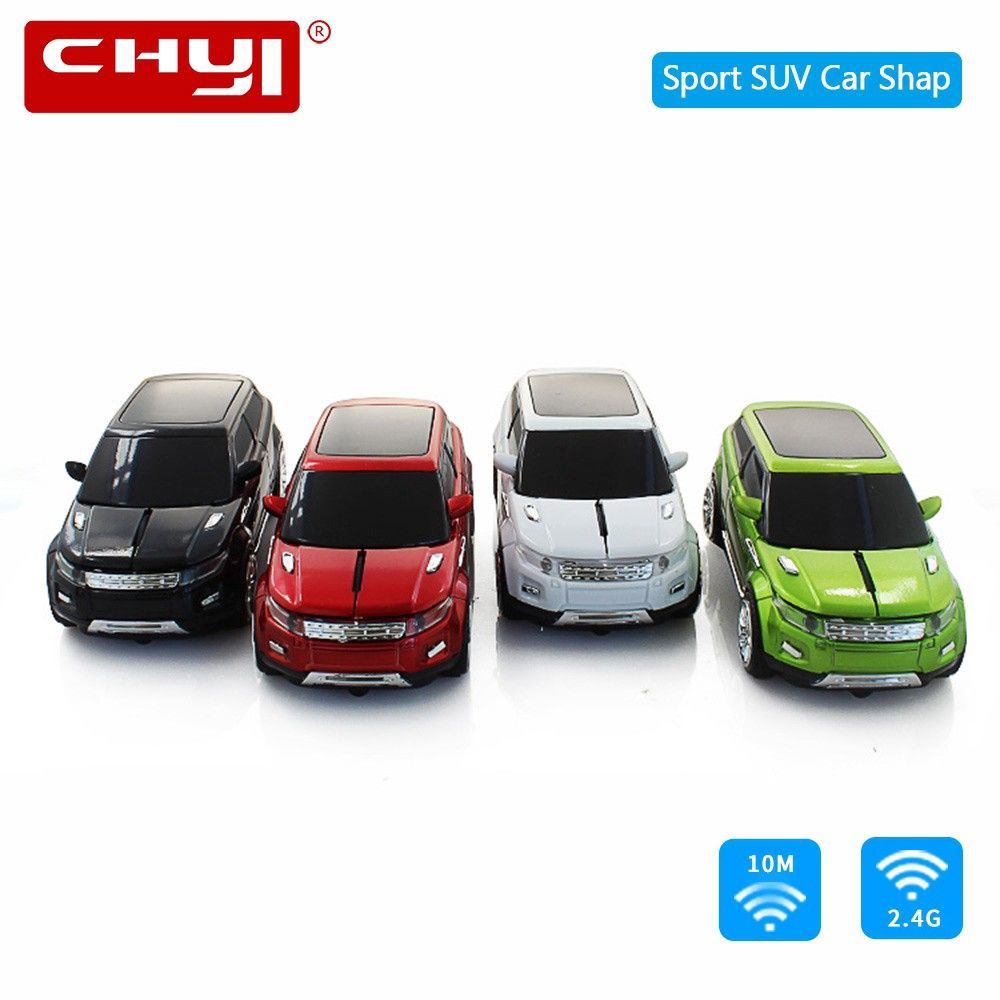 LAND ROVER Chuột Không Dây Hình Xe Hơi Thể Thao 3D 1600dpi Cho Pc Laptop