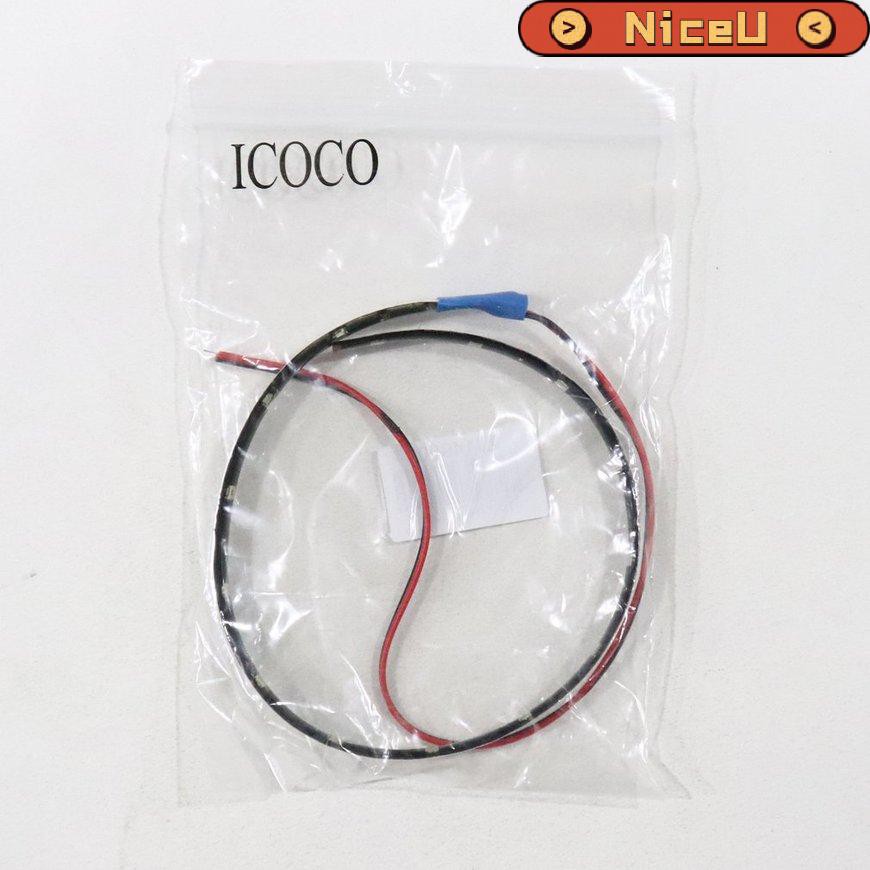 Dải Đèn Led 15 Bóng 30cm 12v Niceu2 Ánh Sáng Xanh Chống Thấm Nước Gắn Lưới Tản Nhiệt Xe Hơi