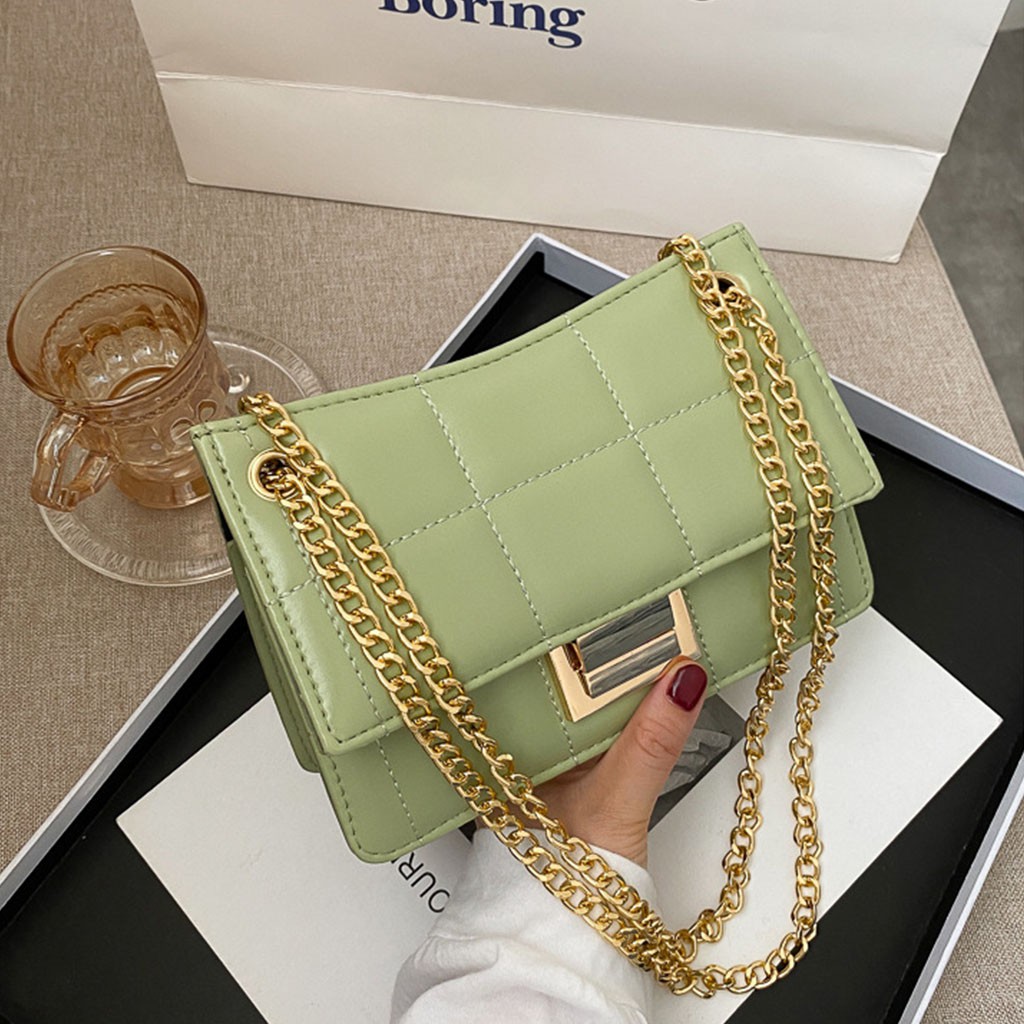 Túi Xách JADENTX19 Túi Đeo Chéo Nữ Thời Thượng, Khóa Vuông, Đường Thêu Sắc Sảo, Form Cong Mới Lạ Chính Hãng JADEN STORE | BigBuy360 - bigbuy360.vn