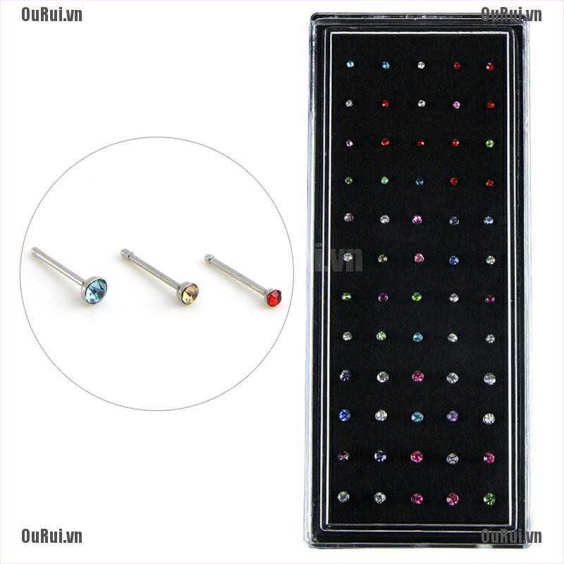 Bộ 60 Viên Đá Thép Không Gỉ Thời Trang Độc Đáo