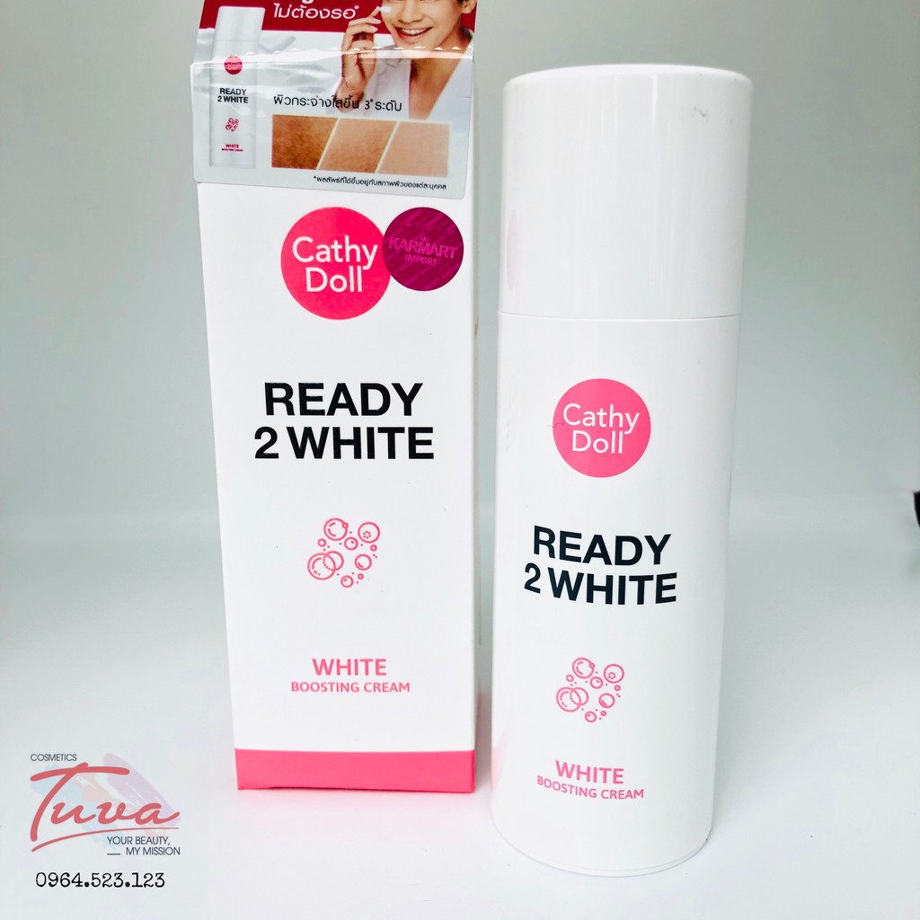 Kem Dưỡng Trắng Dành Cho Da Mặt Cathy Doll Ready 2 White White Boosting Cream