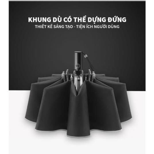 Ô Dù Zuodu Thông Minh, Cơ Chế Thu Ngược, Không Lo Ướt Xe